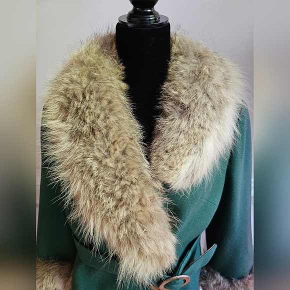 Vintage 1970s GORGEOUS Shagmoor Strawbridge & Clothier Coat - Picture 4 of 16